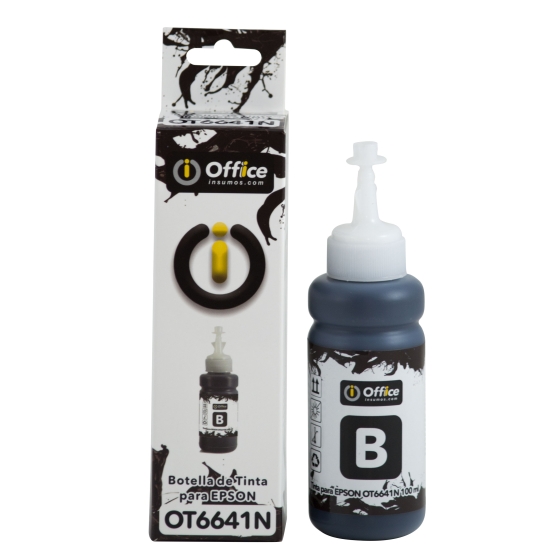 TINTA ALT P/EPSON SUBLIMACION 100CC A NEGRO CON APLICADOR OFFICEINSUMOS.COM